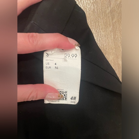 H&M Black Skinny Work Pants - Size 4 (NWT) - Picture 4 of 5